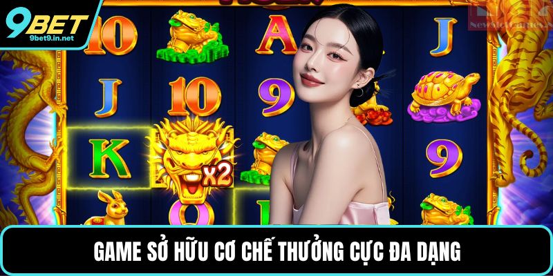 Game sở hữu cơ chế thưởng cực đa dạng